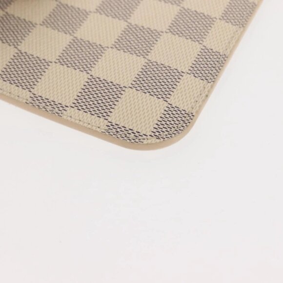 LOUIS VUITTON Damier Azur Neverfull PM Pouch Accessory Pouch LV Auth BA6980 - Picture 3 of 16